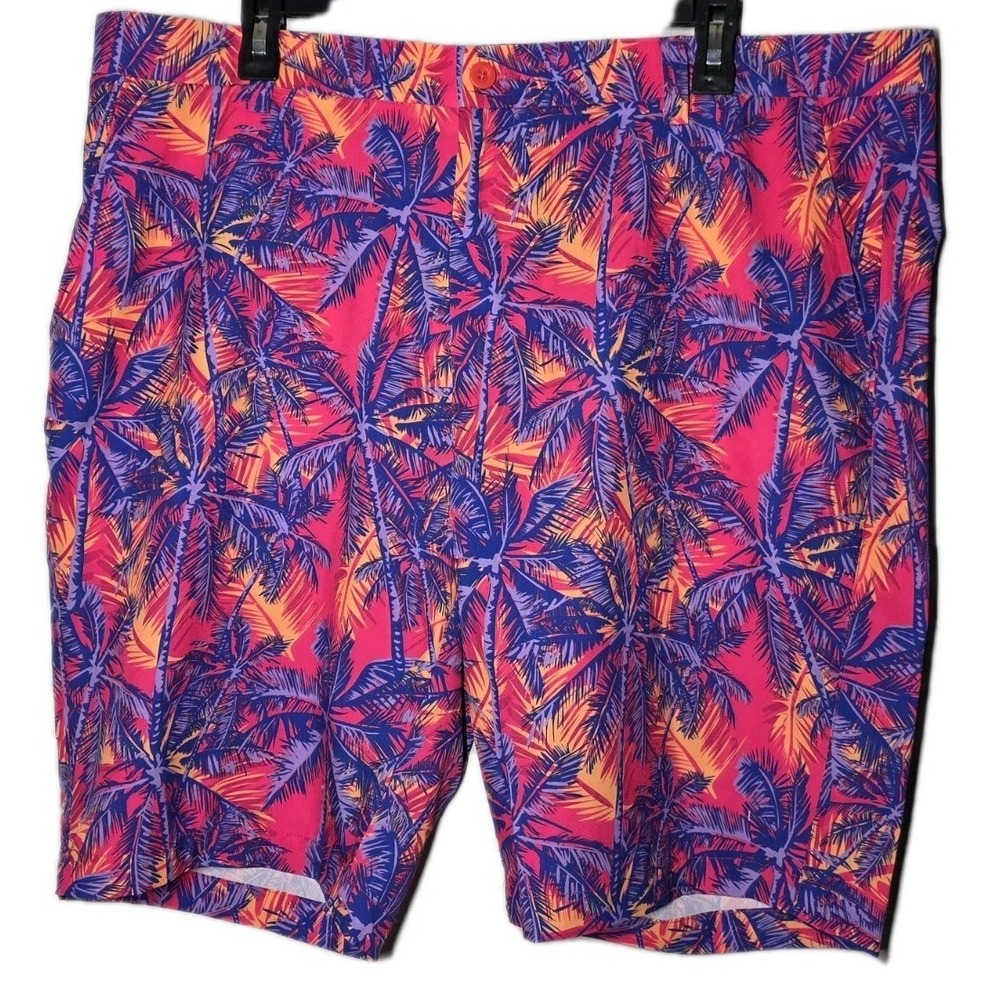 HRESKI Men's Size 40 Hawaiian Performance  Chino Golf Shorts